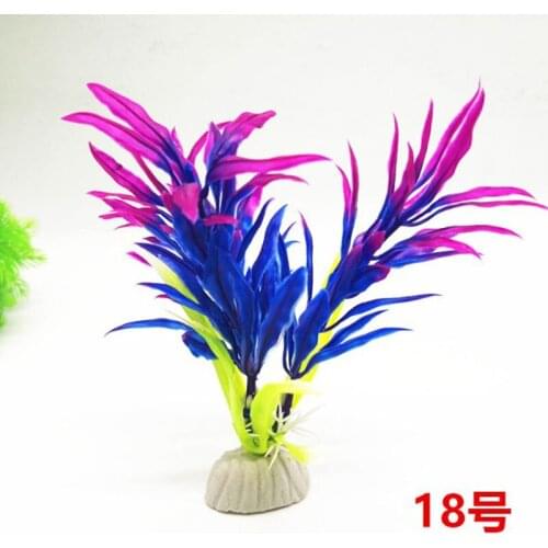 Aquarium Plants Decoration Fishing Simulation Artificial Water Weeds Ornament fish tank aquarium Grass 12cm akvaryum dekor