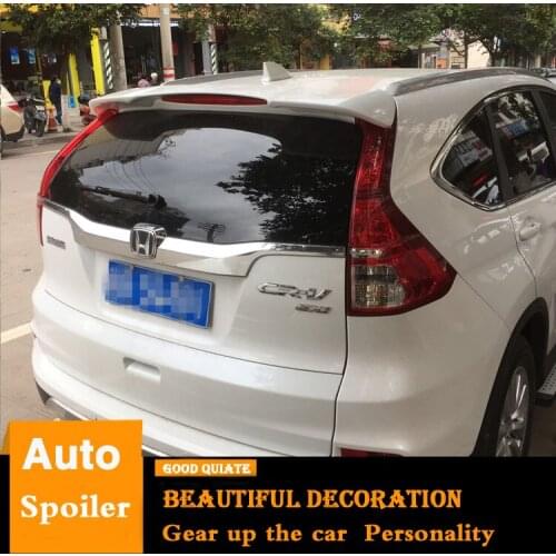 For Honda CRV Spoiler 2012-2016 CR-V High Quality ABS Material Car Rear Wing Primer Color Trunk Rear Top Spoiler Sport 2014 2015