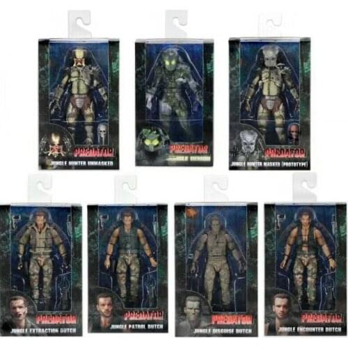 Action Figure neca Predator 30TH Anniversary Ukuran 7 " NECA