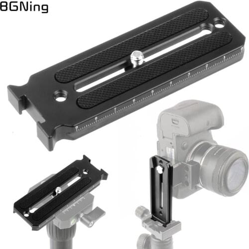BGNing Camera Horizontal Vertical Quick Release Plate with Cold Shoe Mount QR Plate For DSLR Camera for Ronin SC Stabilizer