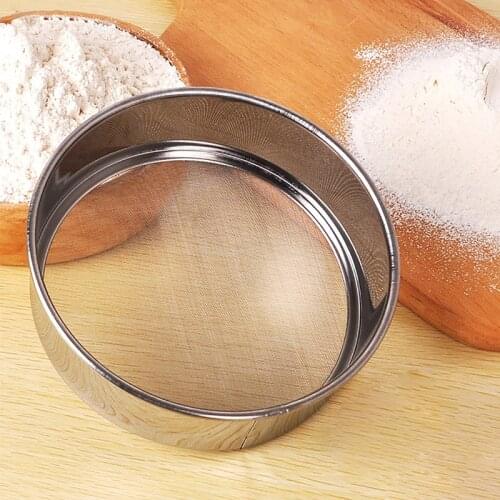 Kitchen Tools Accessories Cooking Strainer For Flour Tea Pasta Strainer Tamis Flour Mesh Rice Pastry Utensils Stainless Steel