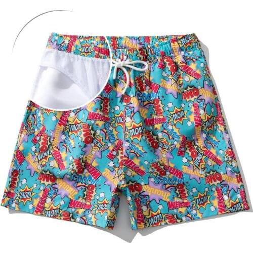 Hot New Men Breathable Beach Shorts Men Sexy Swimwear Bikinis Surf Swimsuit Men Swim Briefs Men Beachwear Run Sports Shorts