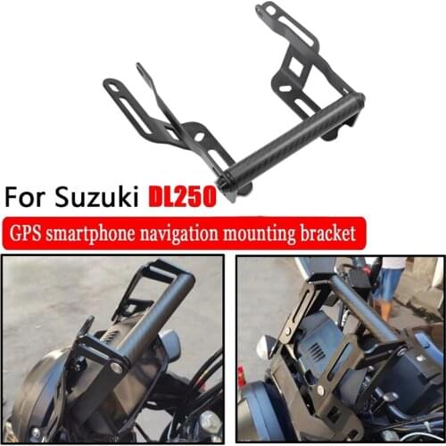NewMotorcycle Windshield Lift Adjustment GPS Navigation Mobile Phone Bracket for Suzuki DL250 Versys DL 250