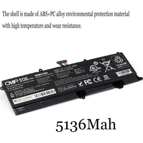 1PC New Laptop Battery Internal For ASUS C21-X202 S200E X202E X201E S200L