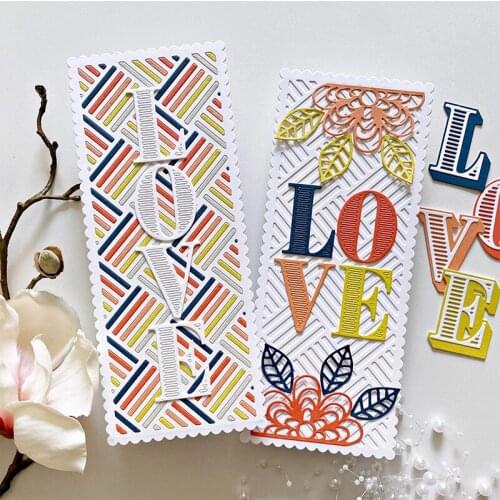 Panalisacraft sentiments LOVE Metal Cutting Dies Stencils for DIY Scrapbooking/album Decorative Embossing DIY Paper Cards