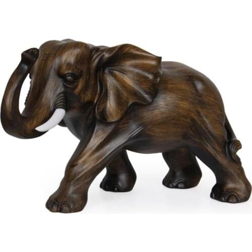 Get rich elephant display piece Auspicious such as image crafts wood mother display piece auspicious such image handicraft Home