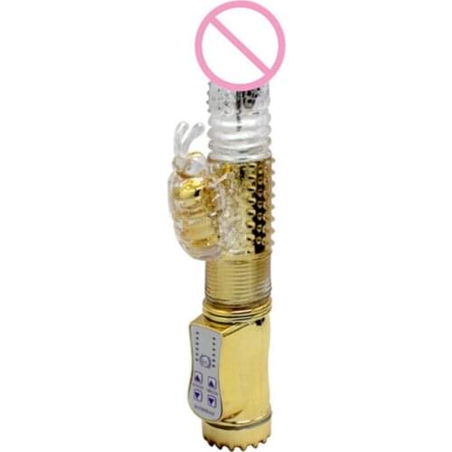 Realistic Dildo Clitoris Stimulate Massager Rabbit Vibrator Penis Vibrator Rotating Vaginal Anal Beads Female Sex Toys For Women