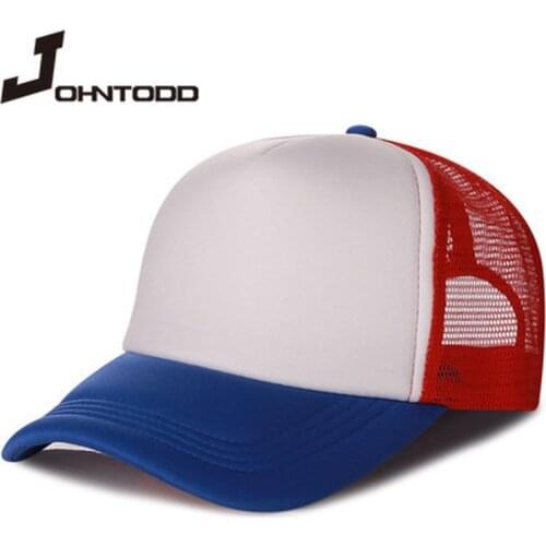 Adjustable Fashion Baseball Hat for Boy Girls Caps Summer Snapback Mesh Net Trucker Hat Cap Men Lil Peep Hat Kpop Hat Usa Hat