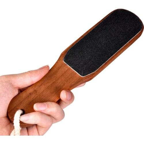 Foot Care File Rasp Dear Skin Remover Wooden Handle Double Sided Pedicure Tool Foot Manicure Remove Hard Skin
