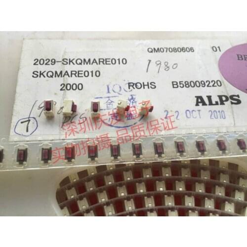 Japan ALPS Alps 3.5*6*5 SMD Switch SKQMARE010 Red Button 3*6 Patch Switch