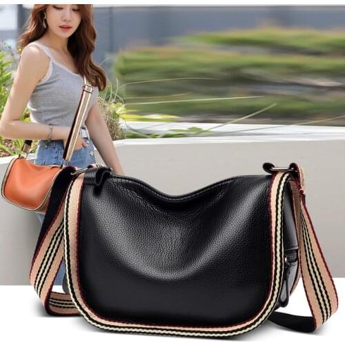 2021 Women Soft Leather Handbags High Quality Vintage Crossbody Bags for Women Shoulder Bags Female Sac A Main New