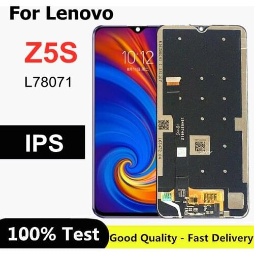 6.3" Tested work For LENOVO Z5S LCD Display+Touch Screen Digitizer Assembly Glass Panel Replacement For Lenovo Z5S L78071 LCD