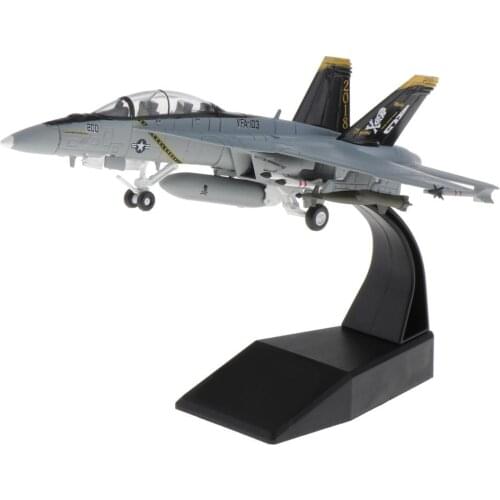 1/100 F/A-18 Strike Fighter Airplane Alloy Dispaly Stand Diecast Aircraft Model Commemorate Collection for Friends