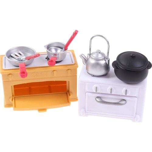 1:12 Dollhouse Miniature Kitchen Utensils Cooking Ware Mini Pot Boiler Pan with Lid Ceramic Pot Play Kitchen Toy