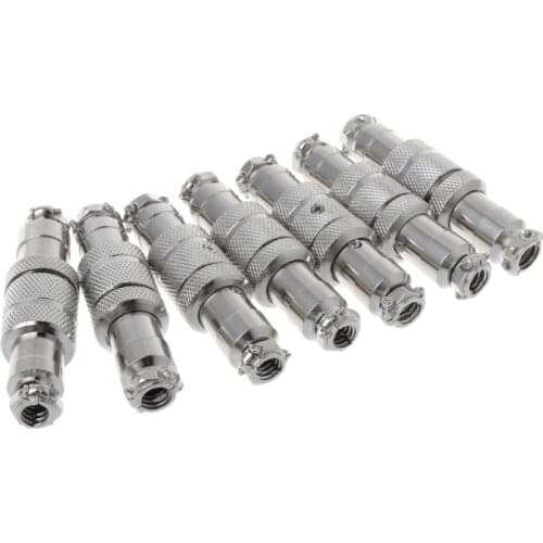 1 Set Gx16 Butting Aviation Male Connector Female Plug 2 3 4 5 6 7 8 Pin wholesale