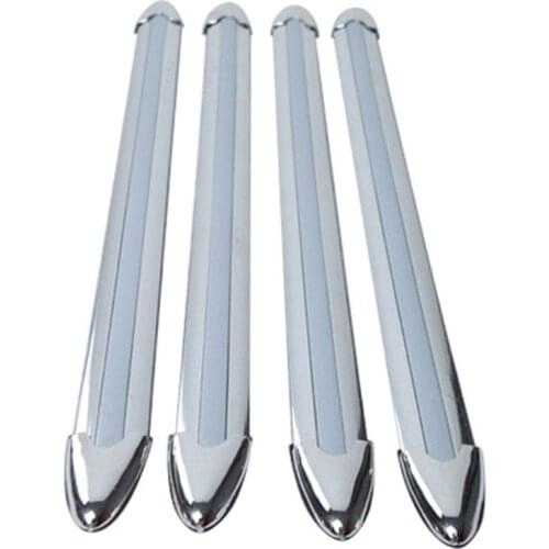 4 Pcs Auto Car Body Bumper Guard Protector Sticker Anti-rub Bar Strip Car Bumper Strips