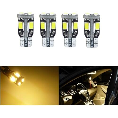 4x W5W T10 LED Canbus Bulb 194 Led Car Interior Lights For Hyundai Tucson Creta Ix25 Solaris I30 Ix35 Santa Fe