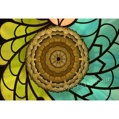 ArtBack full square / round abstract mandala 5d diy diamond painting rhinestone mosaic home decoration painting