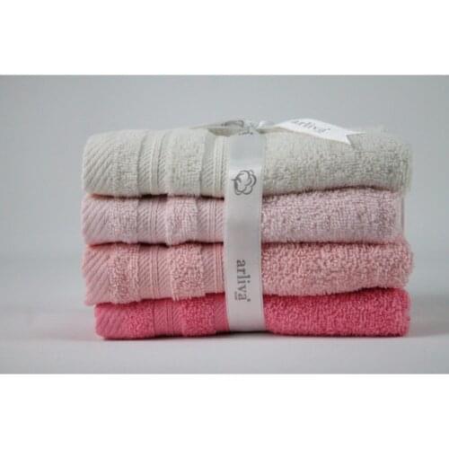 Pure Curling Dobby 100% Cotton 30x50 cm Hand Towel 4 Piece Kitchen Towel Sport Towel Car Towel Bathroom