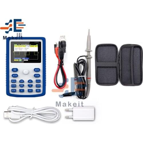 Digital Oscilloscope Handheld Small 1C15 Oscilloscope 500MS/s Sampling Rate 110MHz Analogs Bandwidth with Self-test Square Wave