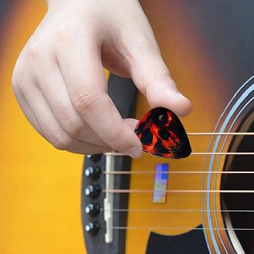 Wooden Guitar Picks Box Holder Ukulele Plectrum Case Instrument Part Tools Thickness Guitar Accessories 3pcs With Storage Box