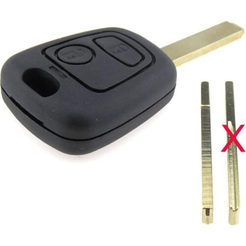 For Peugeot 307 107 207 407 For Citroen C1 C2 C3 C4 XSARA Picasso 2 Button Remote Key Car Key Fob Case Replacement Shell Cover