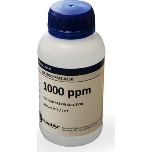 TDS 1000 ppm Calibration solution, 250 ml, Buffer solution