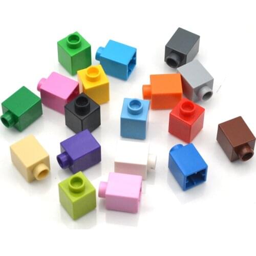 50pcs Big Building Blocks High 1X1 Dot Educational Model Brick Kids Toys Compatible with Big Size Particles in Blocks