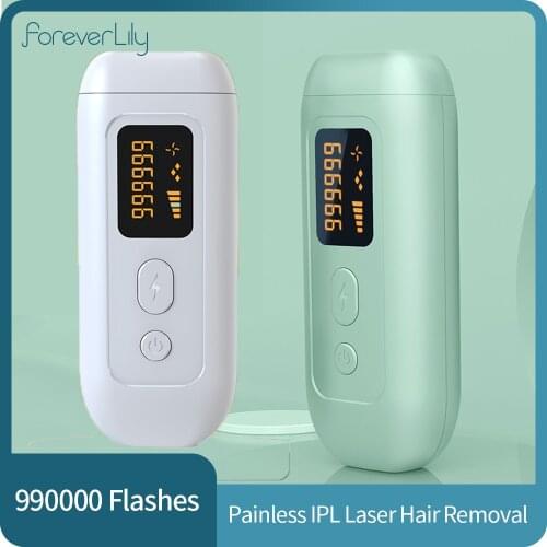 Laser Epilator Painless Flashes 990000 IPL Hair Removal Women Facial Body Permanent Hair Remover Electric Depilation Device