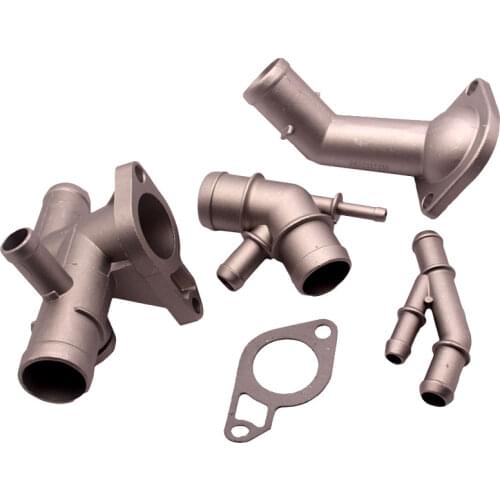 Cast Aluminum Coolant Flange Upgrade Kits For VW MK4 Golf Jetta GLI GTI TT 337 1.8T