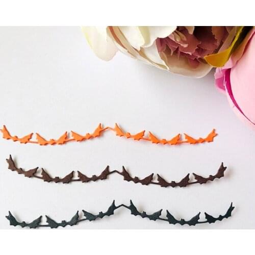 Halloween Spider Bat Skull Metal Cutting Dies Stencil Scrapbooking DIY Album Stamp Paper Card Embossing Decor Craft 85AC