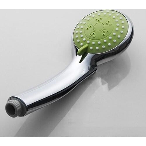 Multifunctional hand-held single colorful shower head