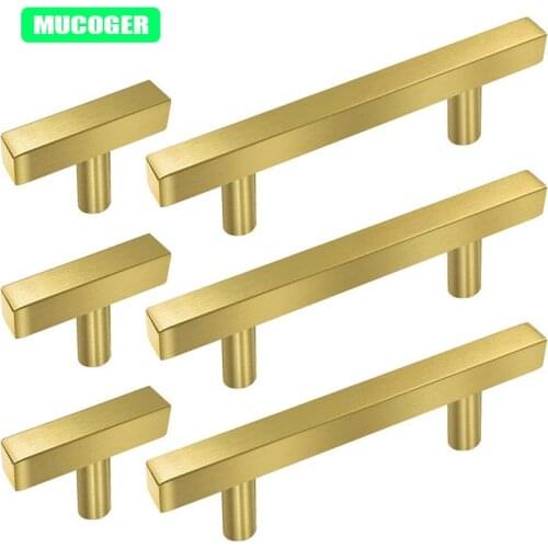 MUCOGER Brass Furniture Handles