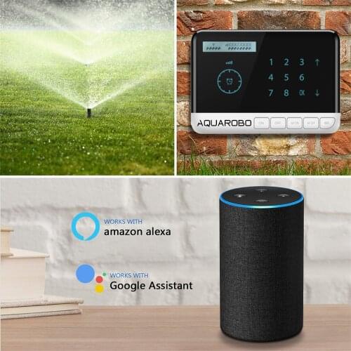 Garden Watering Timer EU Wifi Alexa Greenhouse Plant Farm Self-Watering Irrigator Winter Outdoor 8 Zones Garden Watering System