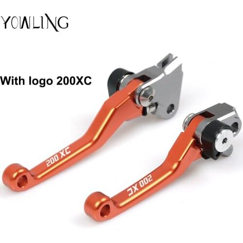 200XC Motocross Dirt bike Pit bike CNC Pivot Foldable Clutch Brake Lever For 200XC 200 XC 2009 2010 2011 2012 2013