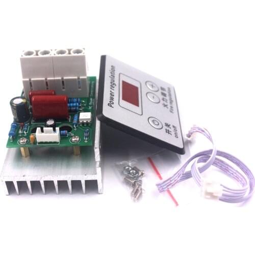 AC 220V 10000W SCR Voltage Regulator Speed Control Dimming Dimmers Thermostat