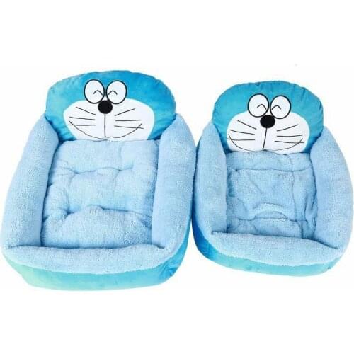 Cute Cartoon Dog House Teddy VIP Autumn And Winter Warm Sleeping Nest Cotton Wool Dog Mattress Cat Litter Pet Bed For Cat Dog