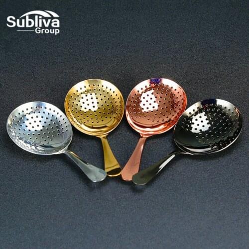 Cocktail Strainer 304 Stainless Steel Julep Strainer Bartender Cocktail Shaker Wine Ice Strainer Bar Percolator Mixed Barware