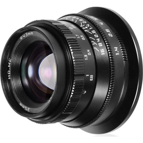 Camera Lens 35mm F1.4 Manual Focus Full Frame Large Aperture Lens Replacement Canon EOS R/RP/R5/R6 Camera Studio Video