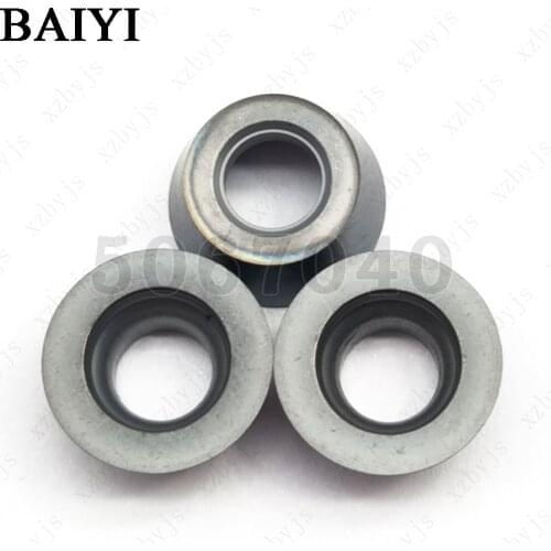 BAIYI EMRW5R Face milling cutter head inserts carbide RPMW10T3MO ZM1125 RPMW10T3MO R5 round milling insert for steel