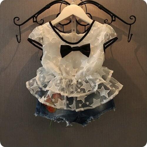 2016 Korean Girl Childrens Garment Summer New Pattern Waist Clothing Bag Used For A Doll Unlined Garment T-Shirt Upper Garment