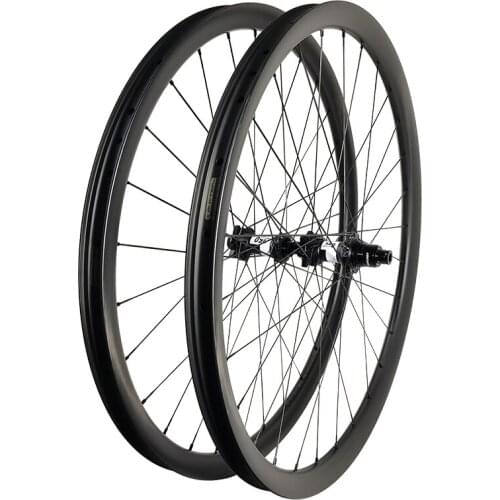 29er 33mm Wide MTB XC Carbon Wheels Disc Clincher Tubeless 30mm Deep 28H Straight Pull DT350S 36T 29inch Cross Country Wheelset