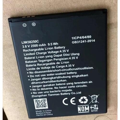 3.8V 2500mAh replacement battery for Hisense LIW38250C Mobile Phone