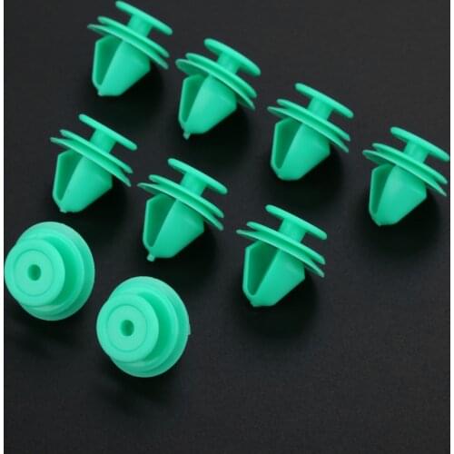 50Pcs Interior Car Door Trim Fixed Fastener Clip Decorative Clip Automobile Rivet Retainer For Mercedes Benz Peugeot 207 307 206