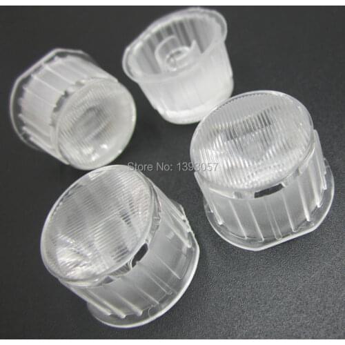 50pcs/lot 1W 3W waterproof Stripe Lenses Holder 15 30 45 60 90 120 Degree, Optical PMMA LED Lenses For Wall Washer Lamp