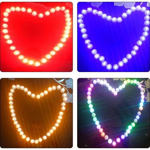 50Pcs/Lot Switch Balloon LED Flash Luminous Lamps Round Balloon Light Bar/Wedding/Party Decorations Halloween/Christmas Decor