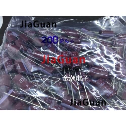 50pcs NEW CHEMI-CON NIPPON KY 1000UF 10V 8x15MM 1000uf/10v electrolytic Capacitor 10V1000UF NCC ky 10v 1000uf