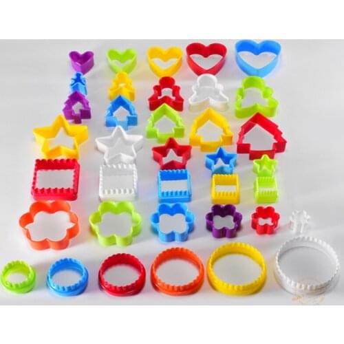 7sets/lot Free shipping plastic cake mold bread toast sushi rice mould Coloful Mousse ring biscuit cutter molds