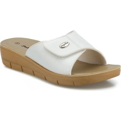 Polaris White Women 'S Slippers Luxury and Comfortable Suitable Price Option