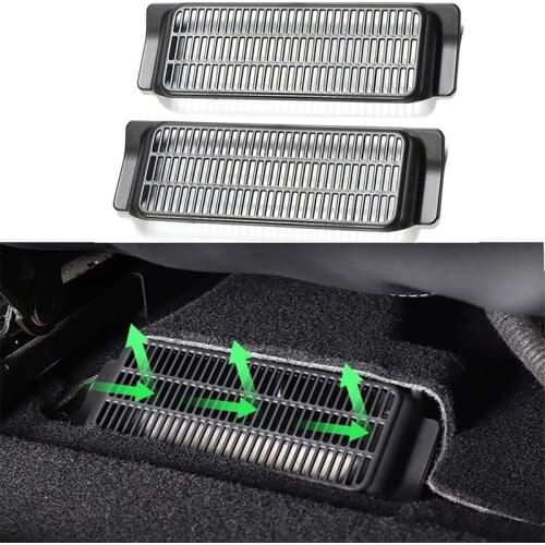 1 PCS for Tesla Model 3 Backseat Air Vent Cover Air Flow Vent Grille Protection Outlet Anti-Blocking Net Dust-proof Accessories
